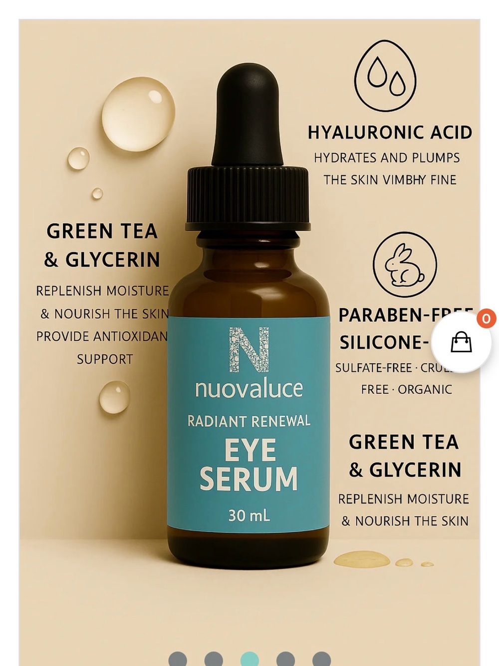Nuovaluce Radiant Renewal Eye Serum —